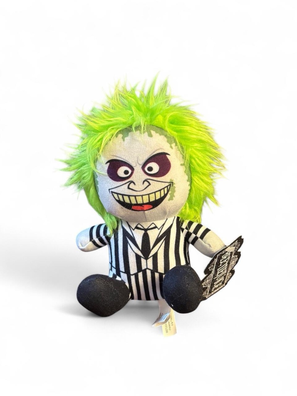 Toy Factory Beetlejuice Big Head Plush Doll Warner Bros. 7” With Tags